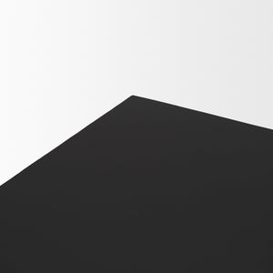 Mercana Sobi Matte Black Square Side Table – Sleek, Minimalist Design for Modern Living Spaces & Versatile Use 70746