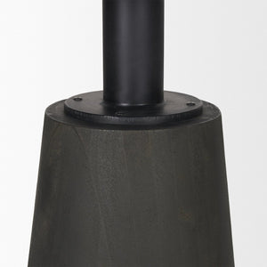 Mercana Maxwell Dining Table - Elegant Round White Marble Top with Sleek Black Pedestal Base for Modern Homes 70781-AB