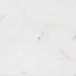 Mercana Maxwell Dining Table - Elegant Round White Marble Top with Sleek Black Pedestal Base for Modern Homes 70781-AB