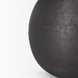 Sadiyah Black Brushed Metal with Beige Shade Table Lamp 70750 Mercana