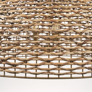 Mercana Sana Oversized Pendant Light – Handwoven Natural Fiber Dome for Organic Warmth in Any Space Watergrass | Extra Large 70755