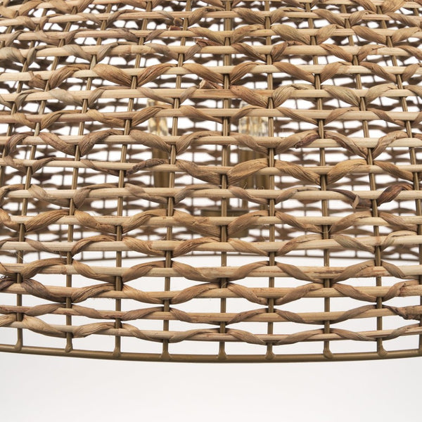 Mercana Sana Oversized Pendant Light – Handwoven Natural Fiber Dome for Organic Warmth in Any Space Watergrass | Extra Large 70755