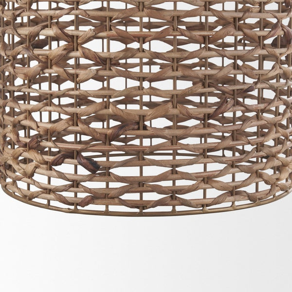 Mercana Sana Oversized Pendant Light – Handwoven Natural Fiber Dome for Organic Warmth in Any Space Watergrass |Large 70756
