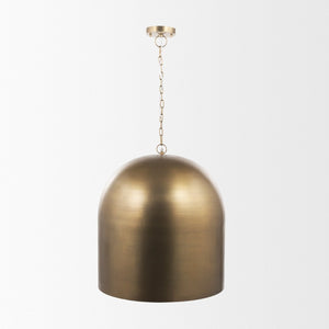 Mercana Sanne Stunning Pendant Light Fixture with Luxe Metallic Finish for Dining Rooms and Foyers Gold Metal | Silver Foil | Large 70757