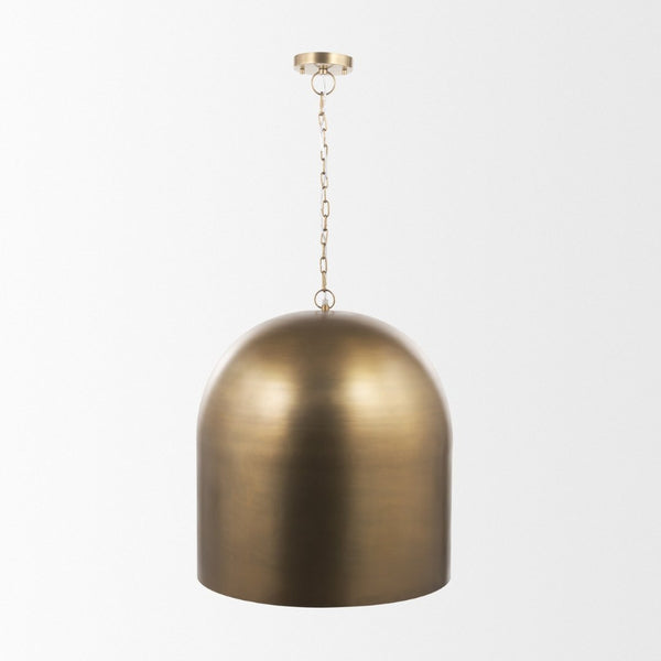 Mercana Sanne Stunning Pendant Light Fixture with Luxe Metallic Finish for Dining Rooms and Foyers Gold Metal | Silver Foil | Large 70757