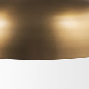 Mercana Sanne Stunning Pendant Light Fixture with Luxe Metallic Finish for Dining Rooms and Foyers Gold Metal | Silver Foil | Wide 70758