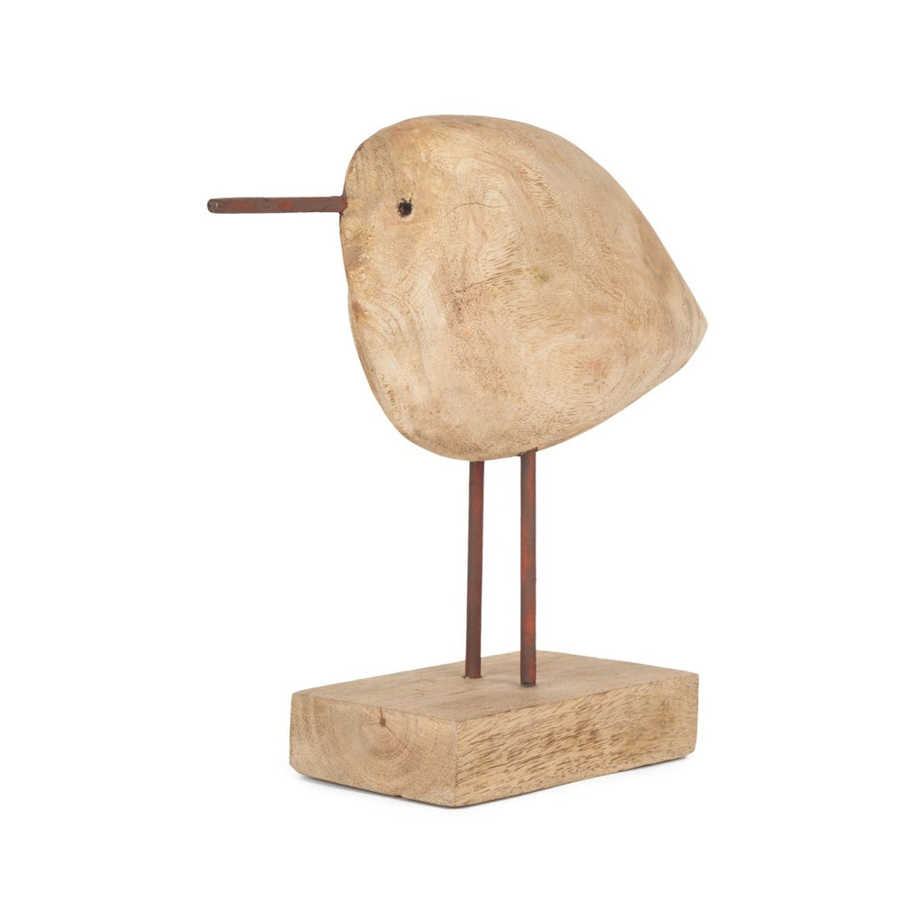 Mercana Riri Hand-Carved Decorative Bird - Rustic Charm for Home Décor, Unique Gift for Any Occasion 70738