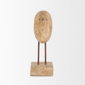 Mercana Riri Hand-Carved Decorative Bird - Rustic Charm for Home Décor, Unique Gift for Any Occasion 70738