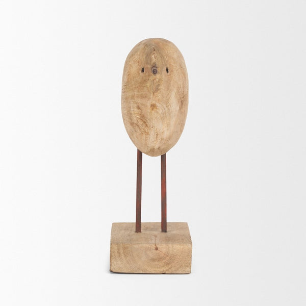 Mercana Riri Hand-Carved Decorative Bird - Rustic Charm for Home Décor, Unique Gift for Any Occasion 70738