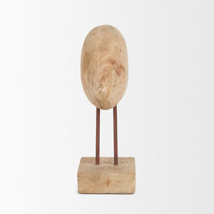 Mercana Riri Hand-Carved Decorative Bird - Rustic Charm for Home Décor, Unique Gift for Any Occasion 70738