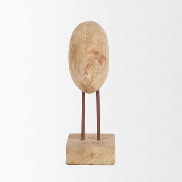 Mercana Riri Hand-Carved Decorative Bird - Rustic Charm for Home Décor, Unique Gift for Any Occasion 70738