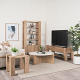 Mercana Beth Light Brown Wood Media Console 70634