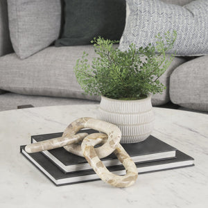 Mercana Reinir Elegant Chain Link Decorative Object for Stylish Home Accents and Modern Interior Design 70706