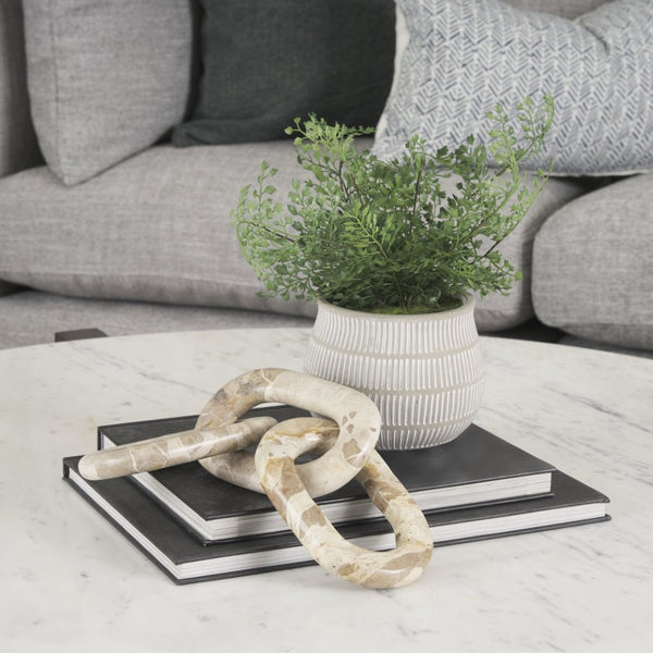 Mercana Reinir Elegant Chain Link Decorative Object for Stylish Home Accents and Modern Interior Design 70706