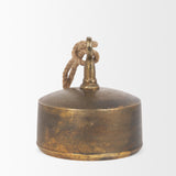 Quincy Large Gold Metal Decorative Bell Object 70651 Mercana