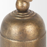 Quincy Small Gold Metal Decorative Bell Object 70653 Mercana