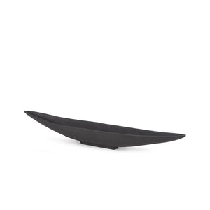 Piero Small Matte Black Metal Decorative Bowl 70657 Mercana