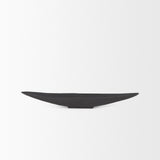 Piero Small Matte Black Metal Decorative Bowl 70657 Mercana