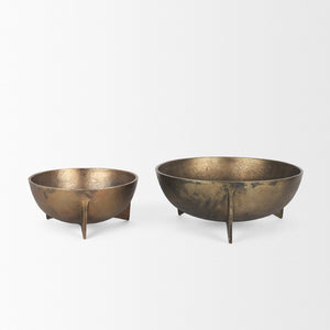 Mercana Quita Large Decorative Bowls Set of 2 - Modern Sculptural Accents for Stylish Home Décor 70661