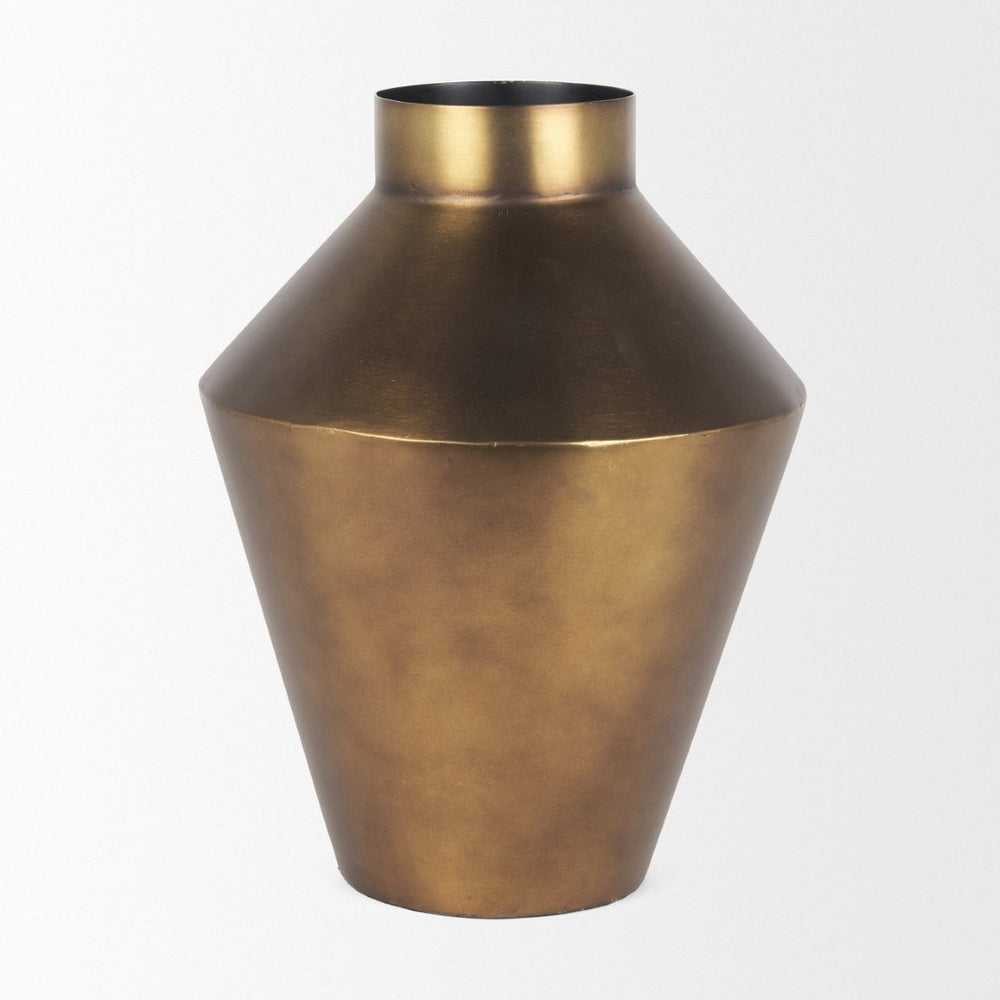 Mercana Perrin Decorative Vase for Dried Botanicals – Sculptural Aluminum Accent for Modern Interiors 70666