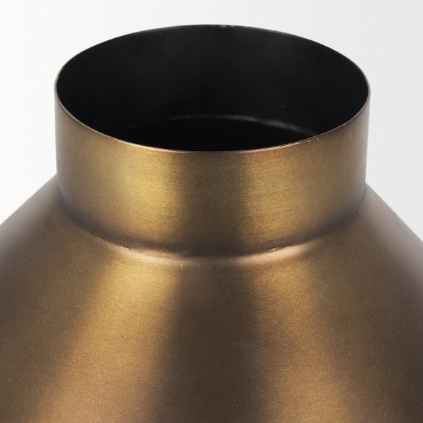 Mercana Perrin Decorative Vase for Dried Botanicals – Sculptural Aluminum Accent for Modern Interiors 70666