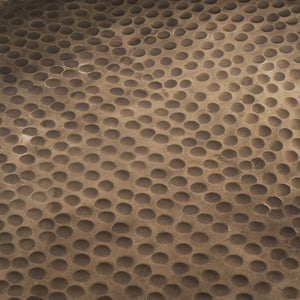 Mercana Pama Hammered Decorative Trays Set of 2 - Elegant Rustic Metal Accent for Home Decor and Styling 70668