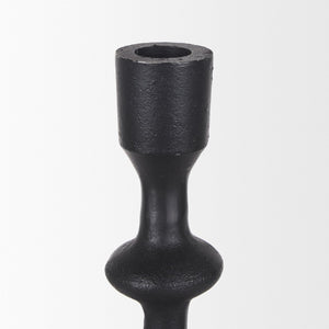 Mercana Paolo Elegant Candle Holder Set of 3 - Textured Aluminum for Modern Decor and Captivating Atmosphere 70673