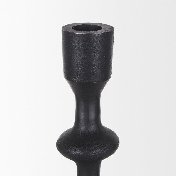 Mercana Paolo Elegant Candle Holder Set of 3 - Textured Aluminum for Modern Decor and Captivating Atmosphere 70673