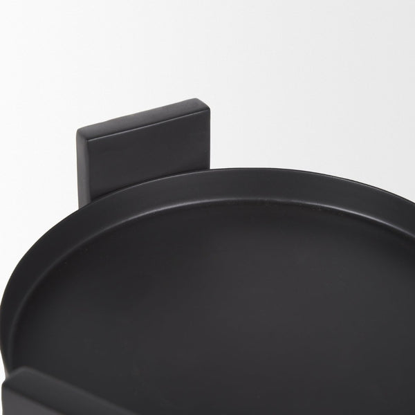 Mercana Price Elegant Matte Black Metal Hurricane Candle Holder with Glass for Ambiance and Style Matte Black | Small 70677