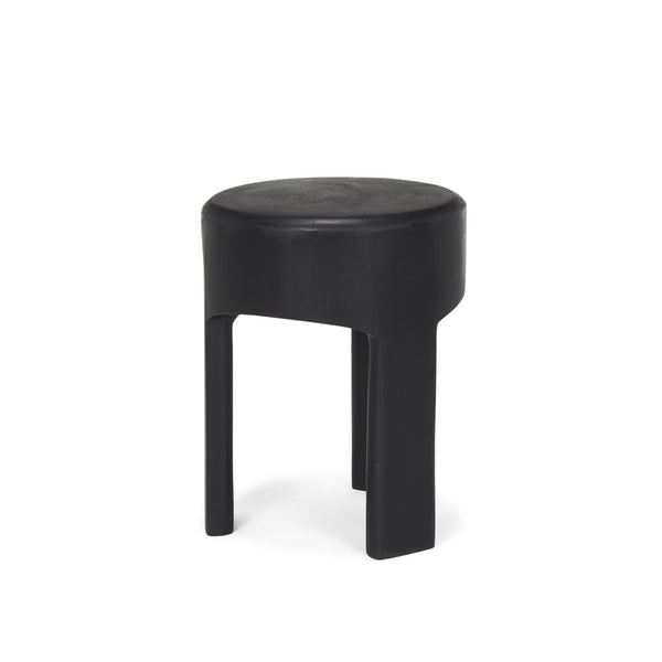 Mercana Riya Handcrafted Solid Neem Wood Stool - Versatile Accent Piece for Any Home Décor Style 70727
