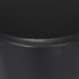 Riya Solid Black Wooden Stool 70727 Mercana