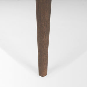 Mercana Suvan Elegant Solid Mango Wood Dining Table with Rounded Edges for Modern and Transitional Spaces 72" Med-Dk Brown Wood Top | Med-Dk Brown Wood Legs 70881-AB