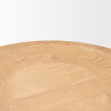 Mercana Taylin Light Brown Wood Round Coffee Table 70861