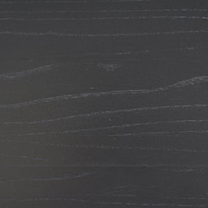 Mercana Teva Dining Table - Elegant Black Wood Design with Slim Silhouette for Modern Dining Spaces 70862