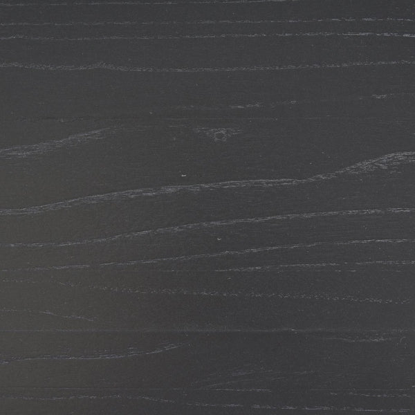 Mercana Teva Dining Table - Elegant Black Wood Design with Slim Silhouette for Modern Dining Spaces 70862