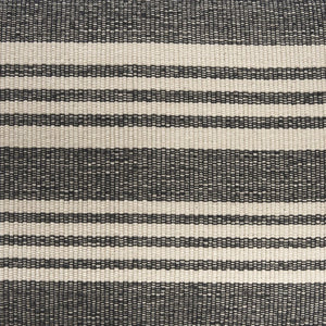 Mercana Shae Elegant Black Mango Wood Bench with Cream and Black Upholstery for Chic Entryway Style 71005