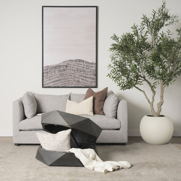 Mercana Arreto Hexagonal Coffee Table with Hydraulic Lift-Top Storage for Modern Living Room Elegance Black Wood | 36 x 36 70567