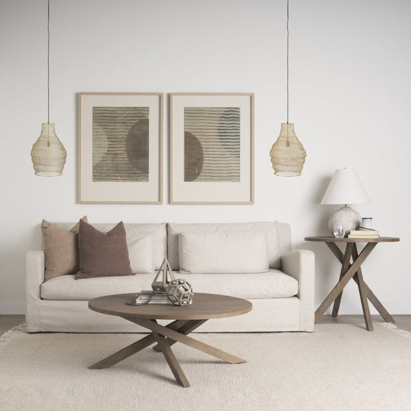 Mercana Halycon Artisan Pendant Light: Handcrafted Elegance for Dining Spaces with a Coastal Touch 69239