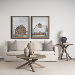 Mercana Rundal Artisanal Paper-Mâché Vase - Unique Eco-Friendly Home Accent for Minimalist Interiors Gray Paper Mache | Large 70209