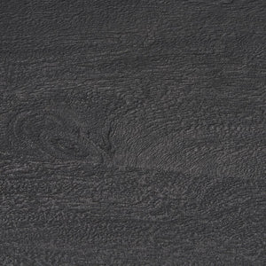 Mercana Taniel Industrial-Style Stool with Solid Wood Seat, Perfect for Kitchens, Cafés, and Workspaces Black Wood | Black Metal 70821