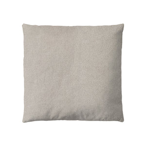 JLA Home Chapel Hill - Solid Square Pillow — Plush 20x20 Decorative Throw with Feather-Polyester Fill, Subtle Stripe Detail for Layering and Long-Lasting Comfort Beige CH30-0033