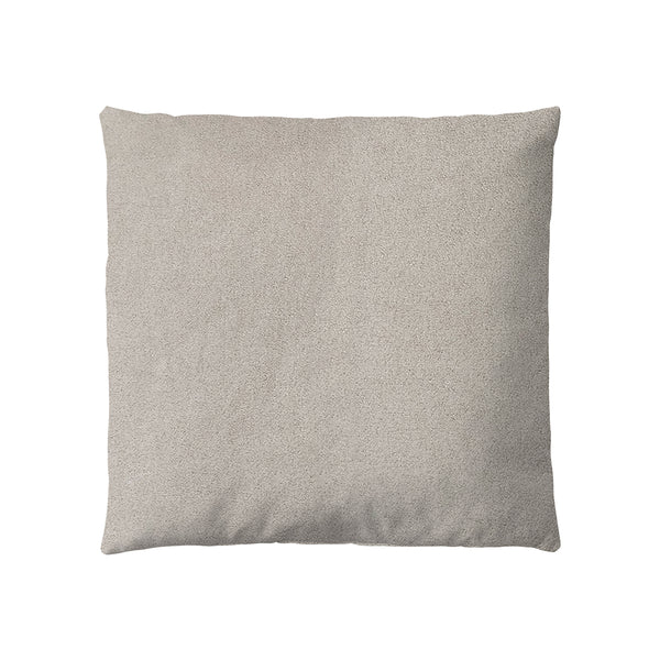 JLA Home Chapel Hill - Solid Square Pillow — Plush 20x20 Decorative Throw with Feather-Polyester Fill, Subtle Stripe Detail for Layering and Long-Lasting Comfort Beige CH30-0033