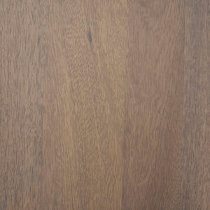 Mercana Jennings 60" Round Mango Wood Dining Table with Geometric Base for Modern Dining Spaces 60" Lt Brown Wood Top | Lt Brown Wood Base 70847