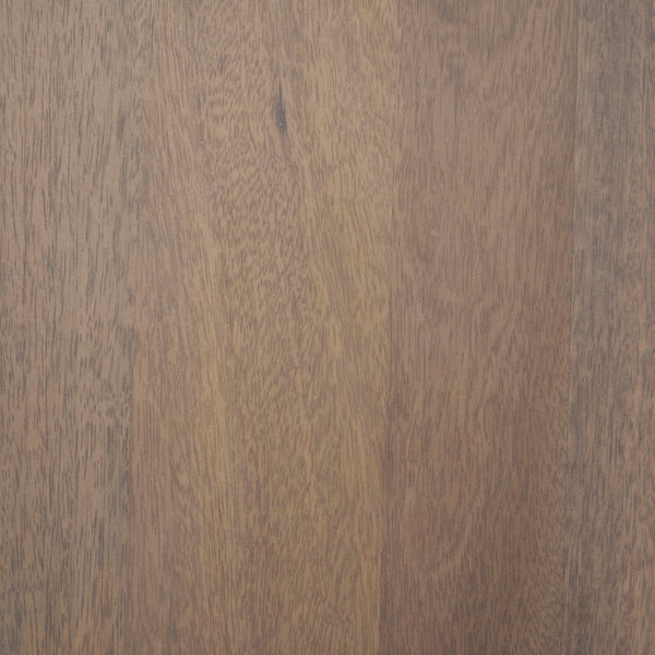 Mercana Jennings 60" Round Mango Wood Dining Table with Geometric Base for Modern Dining Spaces 60" Lt Brown Wood Top | Lt Brown Wood Base 70847