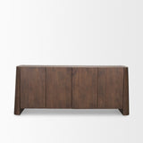 Mercana Tammar Brown Wood 4-Door Sideboard 70844