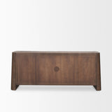 Mercana Tammar Brown Wood 4-Door Sideboard 70844