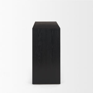 Mercana Tabor Rustic-Modern Console Table with Waterfall Design - Perfect for Entryways and Living Spaces 70893