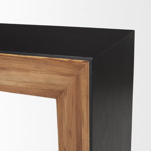 Mercana Tabor Rustic-Modern Console Table with Waterfall Design - Perfect for Entryways and Living Spaces 70893