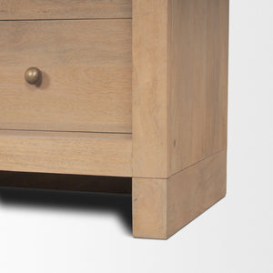 Mercana Suri Curio Cabinet with Glass Doors - Rustic Farmhouse Charm for Displaying Treasures Elegantly 70825