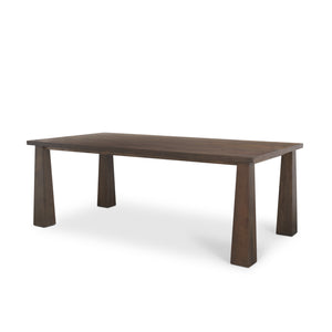 Mercana Wolcott Rectangular Dark Brown Solid Wood Dining Table 71018-AB